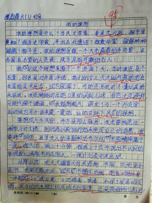 我的梦想是成为一名律师