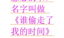 谁偷走了我的时间读后感