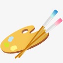 那画板
