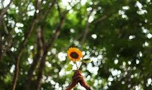 用微笑面对生活