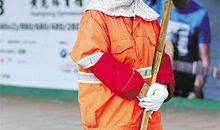 那位清洁工让我感动