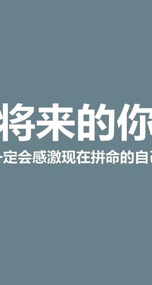 努力工作，无所不能