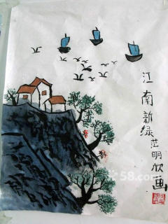 我的专业水墨画