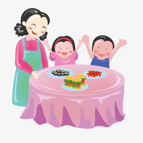 帮助妈妈做饭