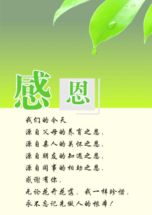 谢谢你有我的日子