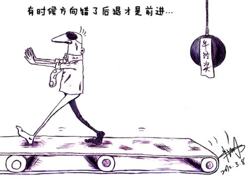 方向错误，前进就是后退