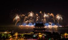 橘子洲头看焰火