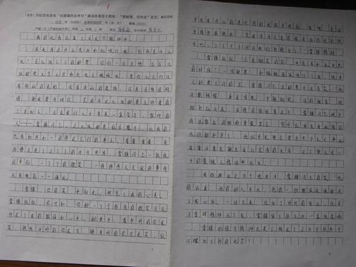 我600字作文怎么样