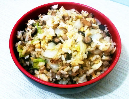 我学会了做炒鸡蛋饭