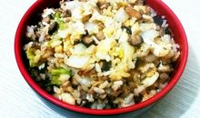 我学会了做炒蛋饭