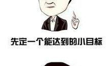 我有一个小目标
