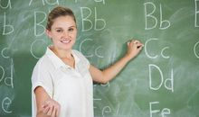 行走在老师的微笑里