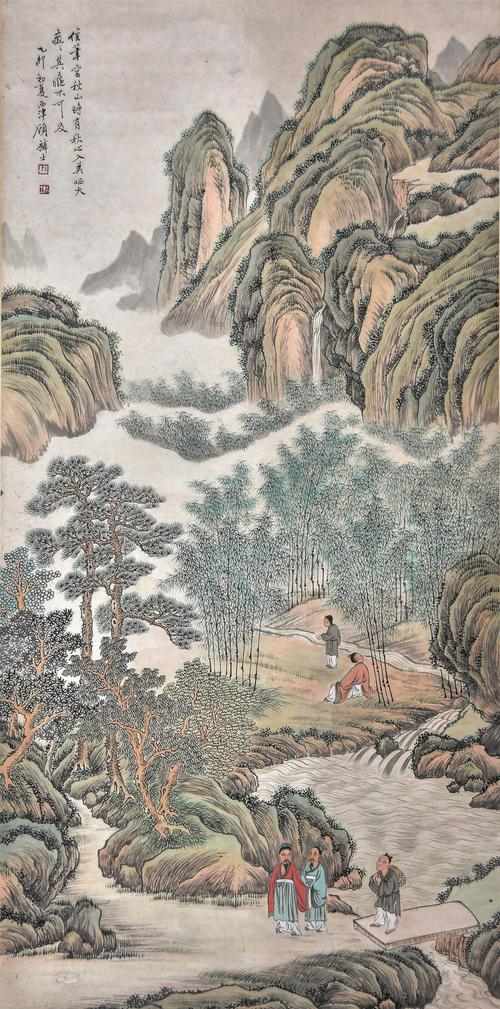竹林探访朋友