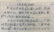 未来的学校300字作文
