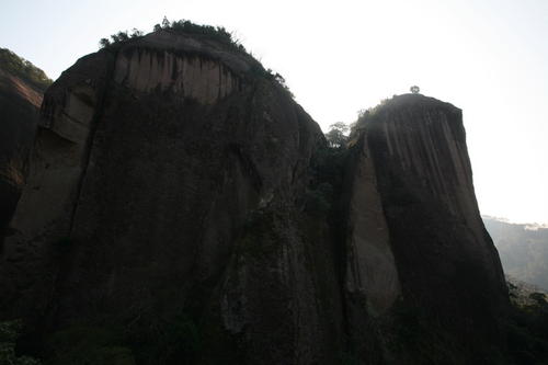 陡峭的天游峰