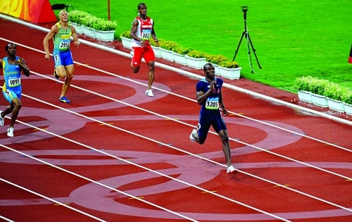 跑400m