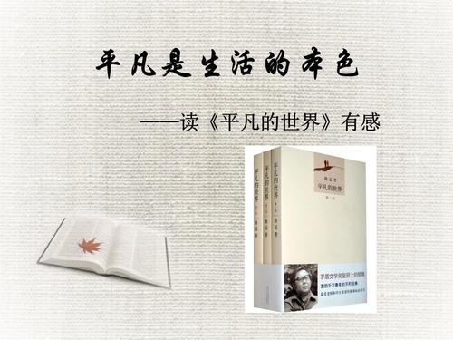 阅读《平凡世界》后，所有人都可以打开通往理想之门的想法