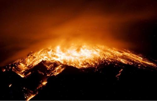 火山喷发实验