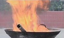 油锅着火了