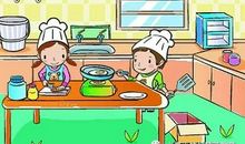 我向妈妈学炒菜