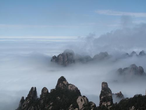 黄山看云海