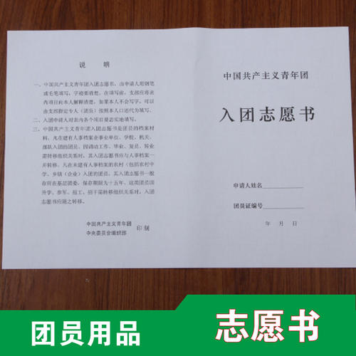高中入学申请表样本（1）