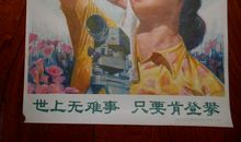 我懂得了“世上无难事，只要肯登攀”