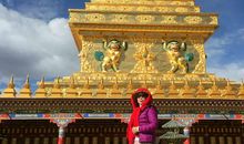 快乐的旅游途中