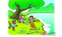 公园游玩看图写话