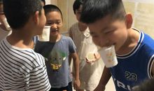 衔纸杯传水游戏作文