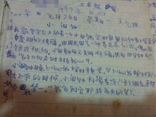 日记中有300个字