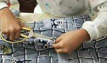 我学会了钉扣子