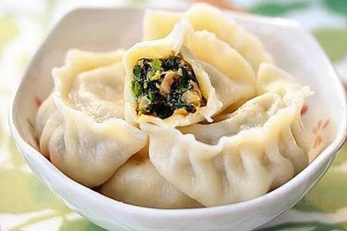 春节期间吃饺子