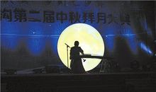 中秋月下