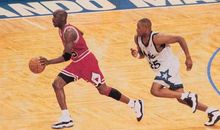 一次激烈的篮球比赛