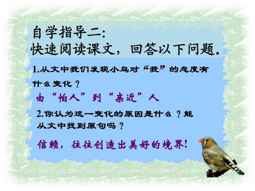 信任常常创造出美好的状态