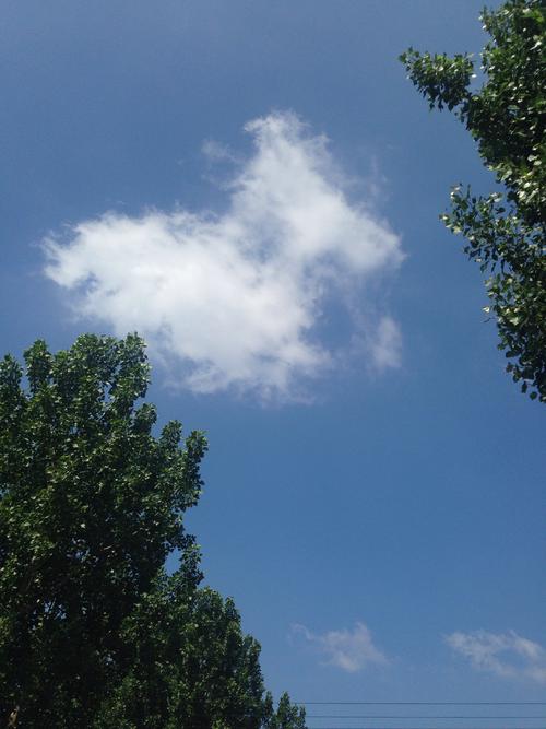 雨后的蓝天