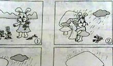 被熄灭的父亲看图写话