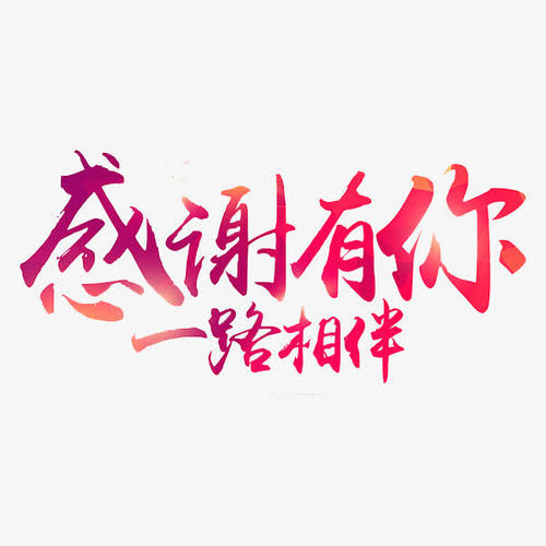 谢谢你的陪伴