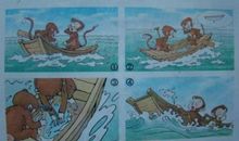 贪心的小猴看图写话