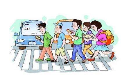 中国风格过马路