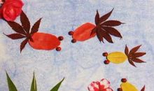 当金鱼与落叶相遇