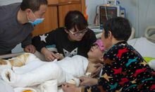 看望住院的外婆