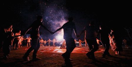 童年难忘的篝火