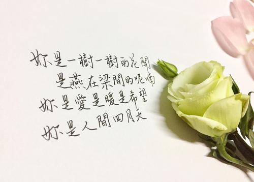你是世界上的四月天