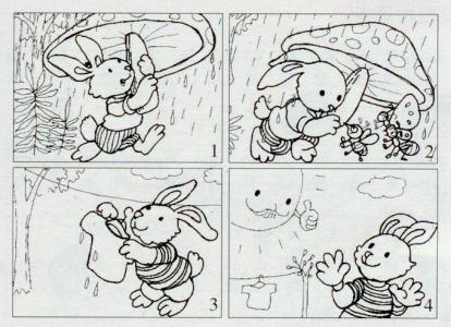 小兔子失踪了，看图片写字