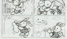 小兔子失踪了看图写话