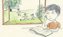 一个爱看书的我