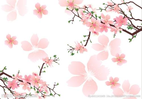 小桃花，小春天