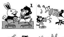 小猫抓鱼看图写话